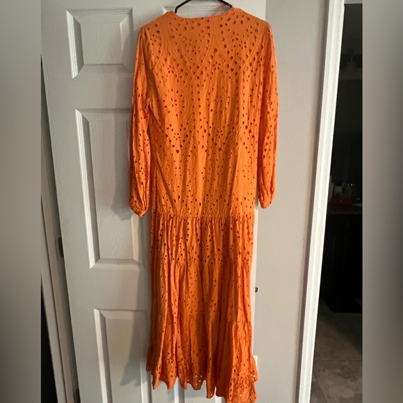 Zara maxi Orange dress size M - Picture 4 of 4